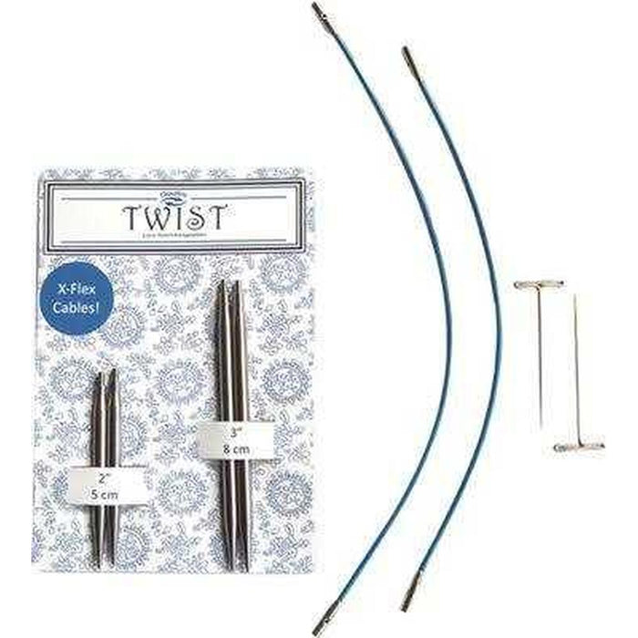 ChiaoGoo TWIST Shorties Combo-Knitting Needles-Knit Knacks-2.25mm-Wild & Woolly Yarns