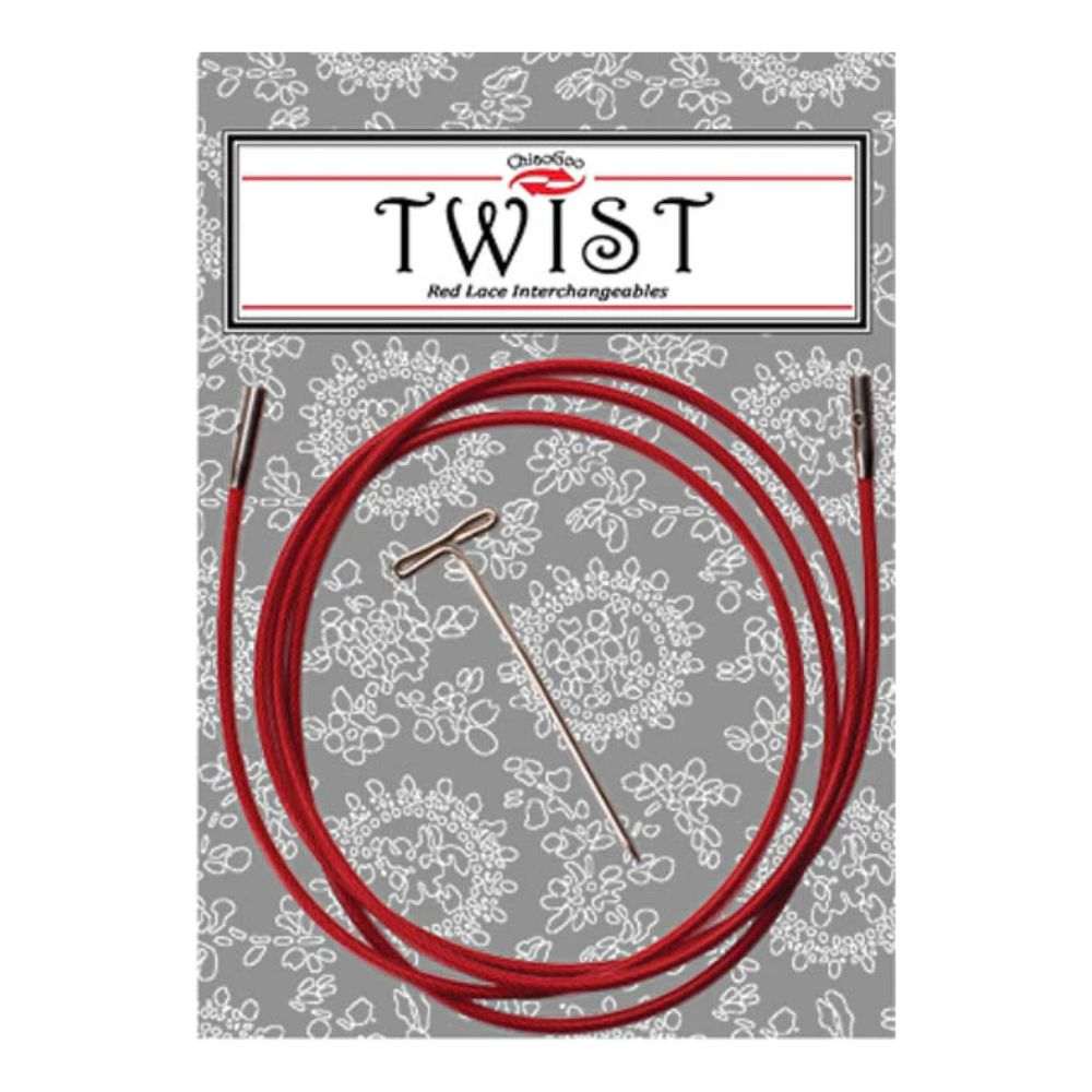 Chiaogoo Twist Red Cables-Knitting Needles-Knit Knacks-Mini [M]-5cm-Wild & Woolly Yarns