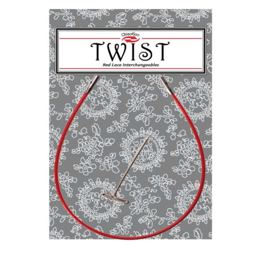 Chiaogoo Twist Red Cables-Knitting Needles-Knit Knacks-Mini [M]-5cm-Wild & Woolly Yarns