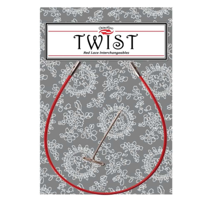 Chiaogoo Twist Red Cables-Knitting Needles-Knit Knacks-Mini [M]-5cm-Wild & Woolly Yarns