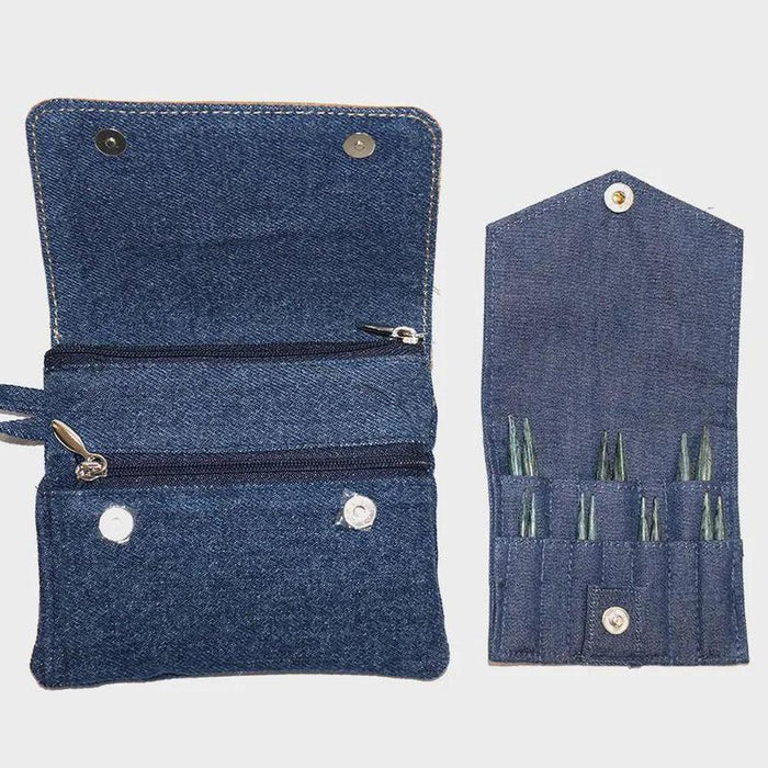 KnitPro Indigo Wood Mini Interchangeable Needles Set-Knitting Needles-Trendy Trims-Wild & Woolly Yarns
