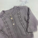 Abby Petite Cardigan & Hat Knit Kit-Needlecraft Kits-Wild & Woolly Yarns-Seashell Pink (390)-0-3 Months-Wild & Woolly Yarns
