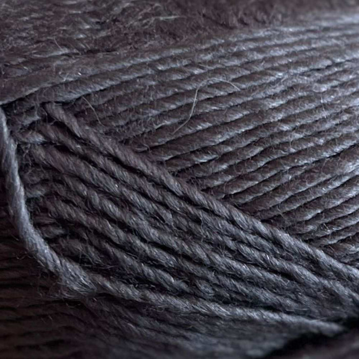 Adorable Fan Stitch Scarf Knit Kit-Needlecraft Kits-Wild & Woolly Yarns-Anthracite (8062)-Without-Wild & Woolly Yarns