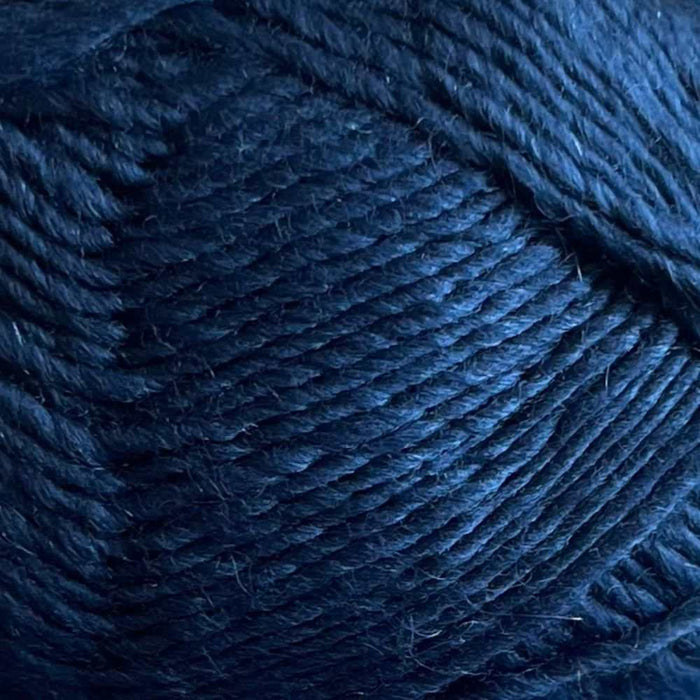 Adorable Fan Stitch Scarf Knit Kit-Needlecraft Kits-Wild & Woolly Yarns-Bright Midnight Blue (8300)-Without-Wild & Woolly Yarns