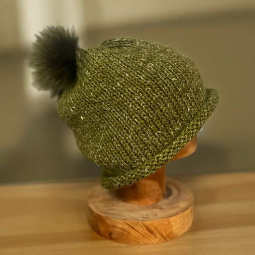 Adult Roll Edge Beanie Knit Kit-Needlecraft Kits-Wild and Woolly Yarns