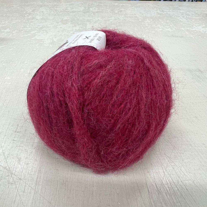 Alpaca Air Shrug Knit Kit-Needlecraft Kits-Wild & Woolly Yarns-76–81 cm or 86–91 cm-Burgundy (8069)-Wild & Woolly Yarns