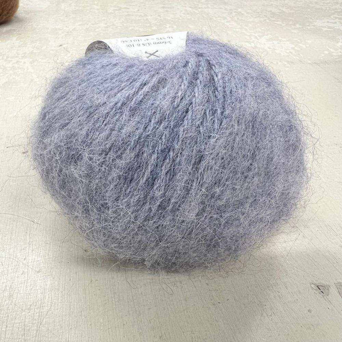 Alpaca Air Shrug Knit Kit-Needlecraft Kits-Wild & Woolly Yarns-76–81 cm or 86–91 cm-Silver Mist (8075)-Wild & Woolly Yarns
