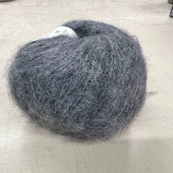 Alpaca Air Shrug Knit Kit-Needlecraft Kits-Wild & Woolly Yarns-76–81 cm or 86–91 cm-Winter Slate (8078)-Wild & Woolly Yarns