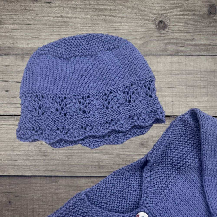 Amelie Cardigan & Hat Knit Kit-Needlecraft Kits-Wild and Woolly Yarns