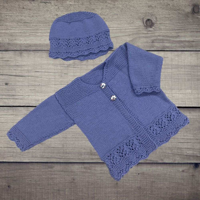 Amelie Cardigan & Hat Knit Kit-Needlecraft Kits-Wild and Woolly Yarns