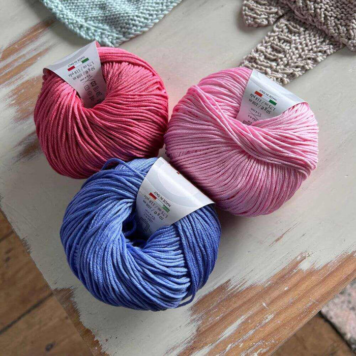 Baby Bib Knit Kit-Needlecraft Kits-Wild & Woolly Yarns-Option 1-Wild & Woolly Yarns