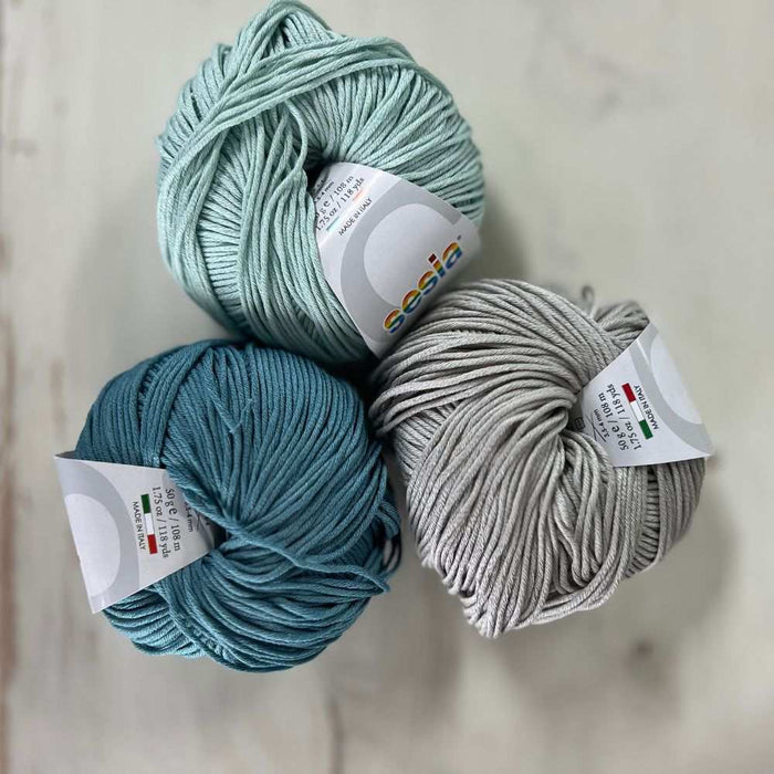 Baby Bib Knit Kit-Needlecraft Kits-Wild & Woolly Yarns-Option 1-Wild & Woolly Yarns