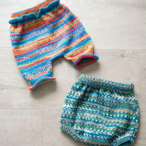 Baby Bloomers or Shorts Knit Kit-Needlecraft Kits-Wild & Woolly Yarns-Chuckles (0444)-Newborn-Wild & Woolly Yarns