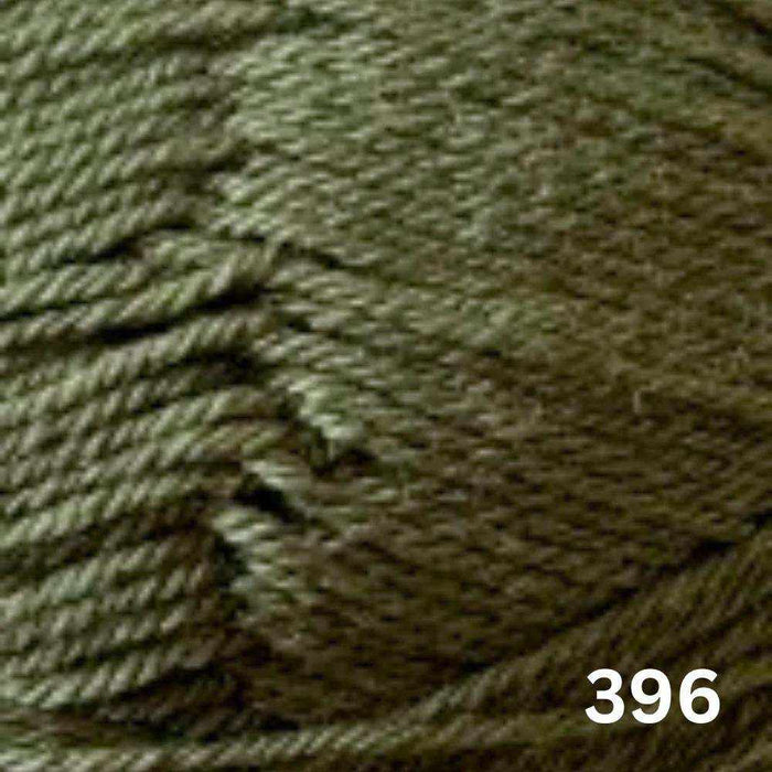Baby Jacket & Hat Knit Kit 4Ply-Needlecraft Kits-Wild & Woolly Yarns-Army Green (396)-Newborn-Wild & Woolly Yarns