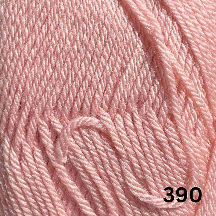 Baby Jacket & Hat Knit Kit 4Ply-Needlecraft Kits-Wild & Woolly Yarns-Seashell Pink (390)-Newborn-Wild & Woolly Yarns