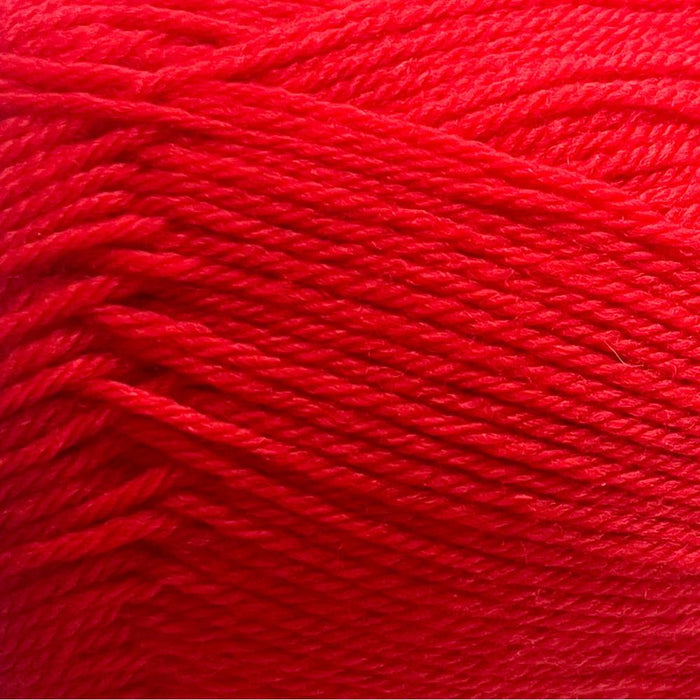 Baby Summer Romper Knit Kit-Needlecraft Kits-Wild & Woolly Yarns-Opera Red (400)-Newborn / 3 Months-Without Needles-Wild & Woolly Yarns