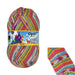 Baby Jacket, Hat & Booties Knit Kit-Needlecraft Kits-Wild & Woolly Yarns-Newborn / 0-3 Months-Bright Rainbow (11474)-Wild & Woolly Yarns