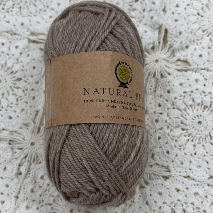 Bo Peep Bootie Kit-Needlecraft Kits-Wild & Woolly Yarns-Walnut-0 - 6 Months-Wild & Woolly Yarns