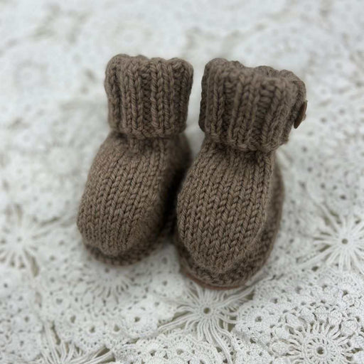 Bo Peep Bootie Kit-Needlecraft Kits-Wild & Woolly Yarns-Cream-0 - 6 Months-Wild & Woolly Yarns