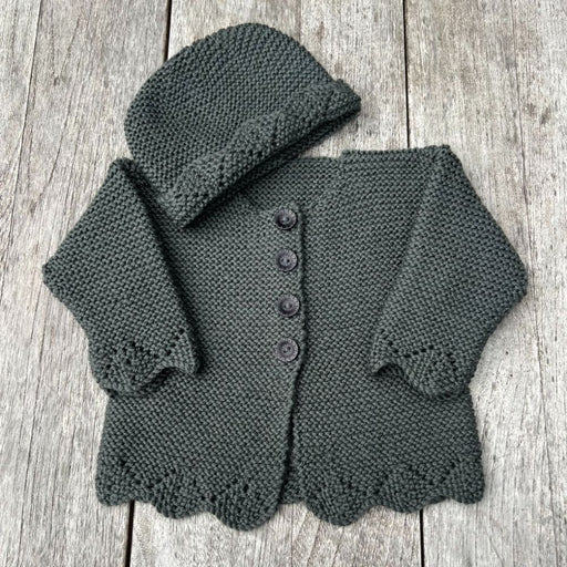 Bobbie Cardigan & Hat Knit Kit-Yarn-Wild and Woolly Yarns