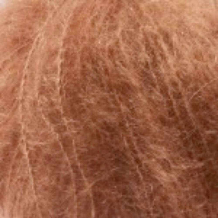 Breeze Mohair Blanket Knit Kit-Needlecraft Kits-Wild & Woolly Yarns-Caramel (5875)-Without Needles-Wild & Woolly Yarns