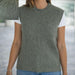 Broken Rib Vest Knit Kit-Needlecraft Kits-Wild & Woolly Yarns-Hunter-Small-Wild & Woolly Yarns