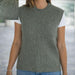 Broken Rib Vest Knit Kit-Needlecraft Kits-Wild & Woolly Yarns-Hunter-Small-Wild & Woolly Yarns