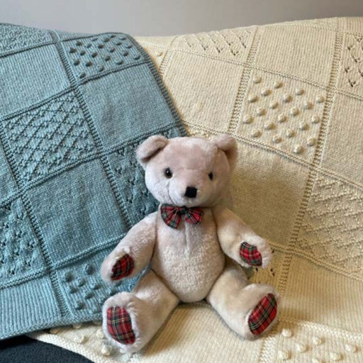 Checker Block Baby Blanket Knit Kit-Needlecraft Kits-Wild and Woolly Yarns