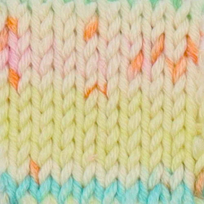 Cheeky Tot Roll Top Beanie Knit Kit-Needlecraft Kits-Wild & Woolly Yarns-Marshmallow (4356)-Wild & Woolly Yarns