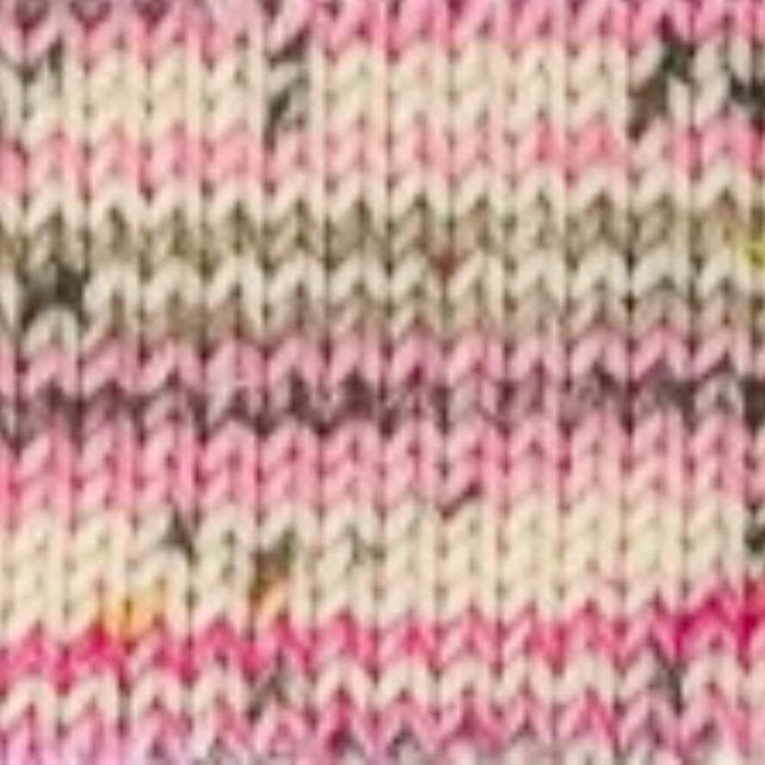 Cheeky Tot Roll Top Beanie Knit Kit-Needlecraft Kits-Wild & Woolly Yarns-Summer Bedding (0179)-Wild & Woolly Yarns