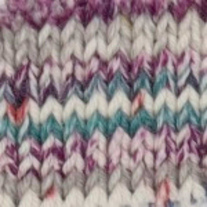 Cheeky Tot Roll Top Beanie Knit Kit-Needlecraft Kits-Wild & Woolly Yarns-Wildflower Meadow (0320)-Wild & Woolly Yarns