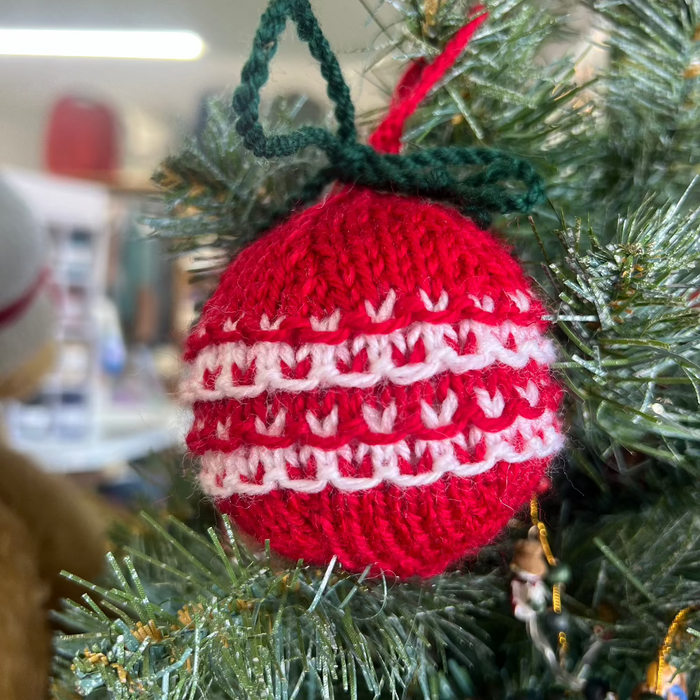 Christmas Bauble Knit Kit-Needlecraft Kits-Wild and Woolly Yarns