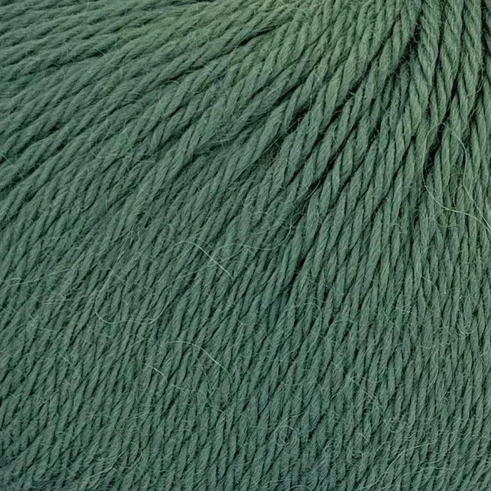 Classic V Neck Vest with Centre Rib Panel Knit Kit-Needlecraft Kits-Wild & Woolly Yarns-85cm / 90cm-Juniper Oil Green (767)-Wild & Woolly Yarns