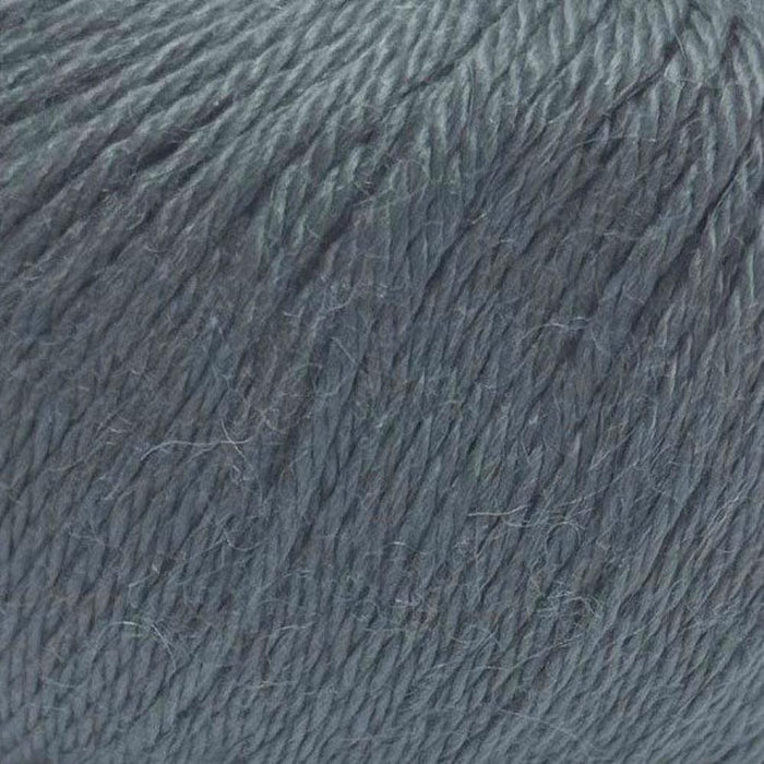 Classic V Neck Vest with Centre Rib Panel Knit Kit-Needlecraft Kits-Wild & Woolly Yarns-85cm / 90cm-Smoky Blue (774)-Wild & Woolly Yarns