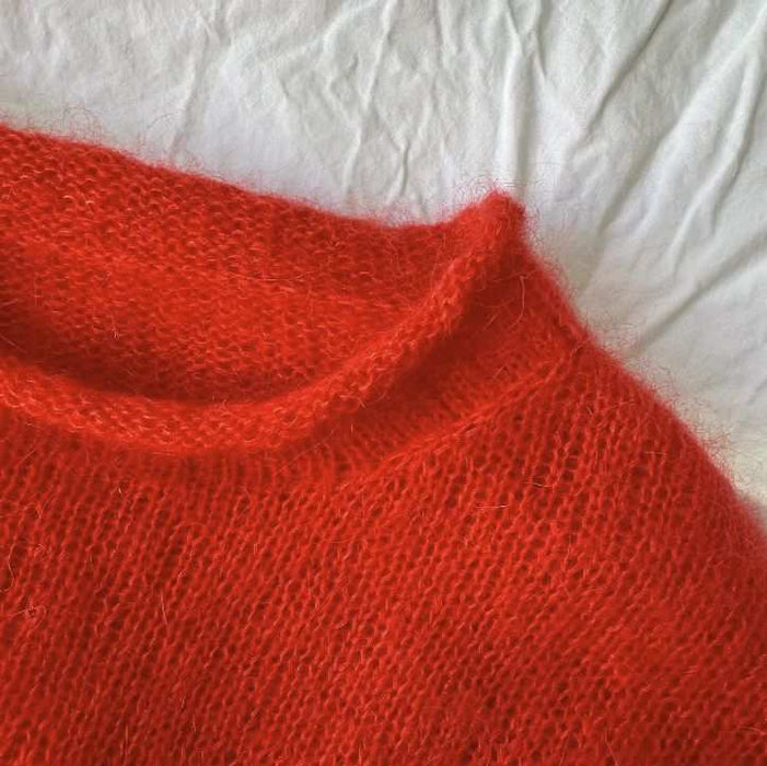 Cloud Blouse Knit Kit-Needlecraft Kits-Wild & Woolly Yarns-Grey Aqua (6298)-XXS-Wild & Woolly Yarns