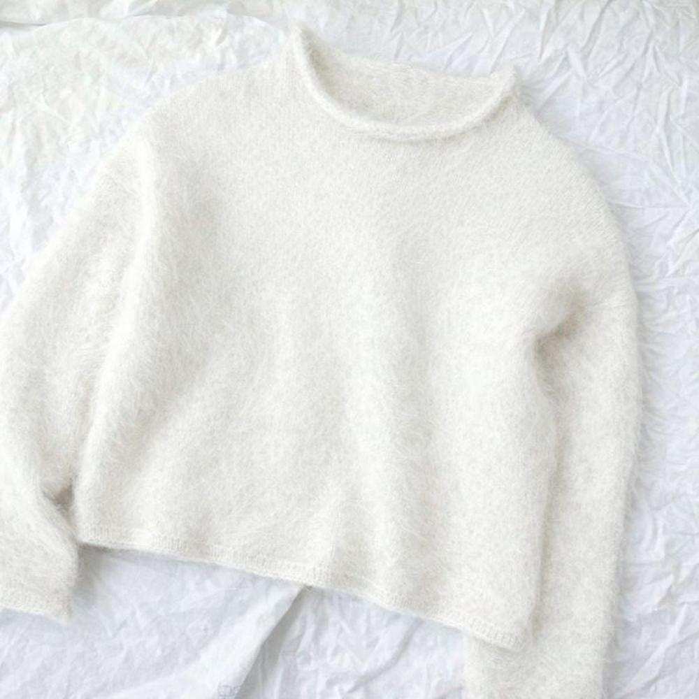 Cloud Blouse Knit Kit-Needlecraft Kits-Wild & Woolly Yarns-Angels Whisper (6003)-XXS-Wild & Woolly Yarns