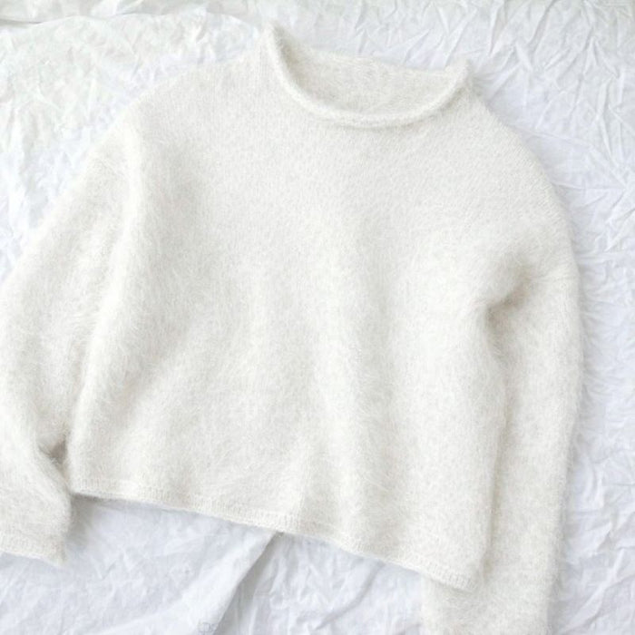 Cloud Blouse Knit Kit-Needlecraft Kits-Wild & Woolly Yarns-Angels Whisper (6003)-XXS-Wild & Woolly Yarns