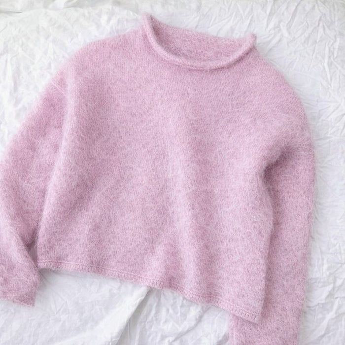 Cloud Blouse Knit Kit-Needlecraft Kits-Wild & Woolly Yarns-Mauve Magic (6039)-XXS-Wild & Woolly Yarns