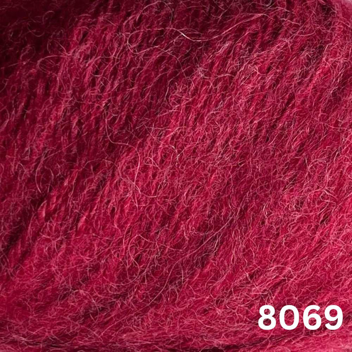 Cloud Sweater Knit Kit-Needlecraft Kits-Wild & Woolly Yarns-Burgundy (8069)-XXS / XS-Wild & Woolly Yarns