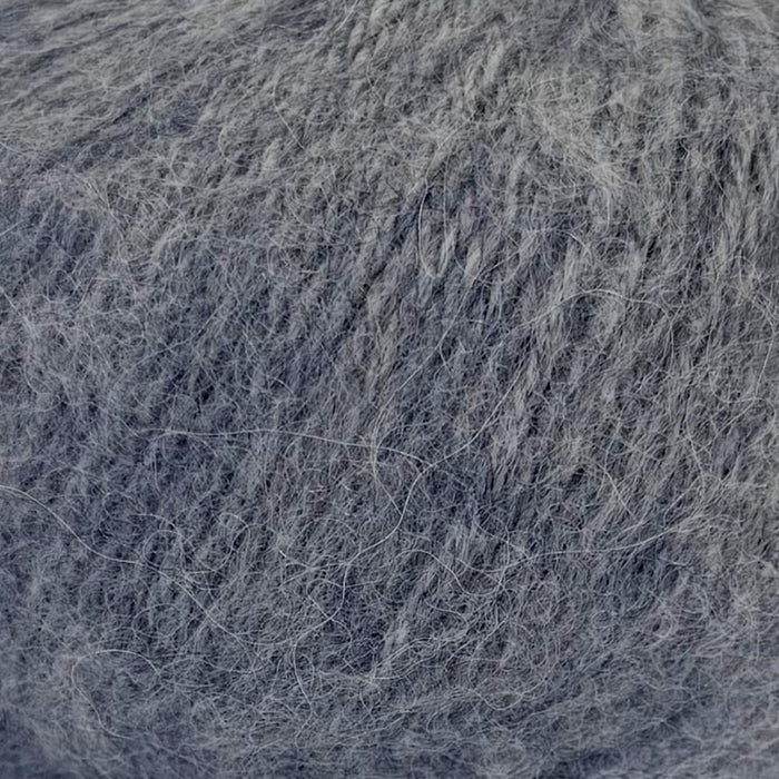 Cloud Sweater Knit Kit-Needlecraft Kits-Wild & Woolly Yarns-XXS / XS-Silver Mist (8075)-Wild & Woolly Yarns