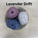 Covered Coat Hangers Knit Kit-Needlecraft Kits-Wild & Woolly Yarns-Lavender Drift-Adult Coat Hangers-Wild & Woolly Yarns
