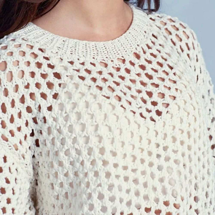 Cropped Boxy Tee Knit Kit-Needlecraft Kits-Wild and Woolly Yarns
