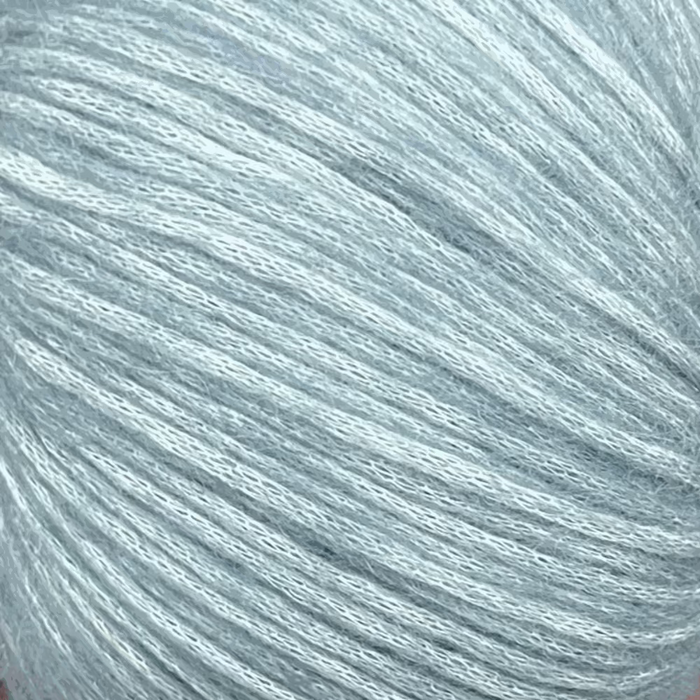 Cropped Sweater Knit Kit-Needlecraft Kits-Wild & Woolly Yarns-Pacific Blue (612)-32-34 / 34-36-Wild & Woolly Yarns