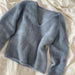 Cumulus Blouse V-Neck Knit Kit-Needlecraft Kits-Wild & Woolly Yarns-XS / S-Snowflake (6001)-Wild & Woolly Yarns