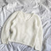 Cumulus Blouse V-Neck Knit Kit-Needlecraft Kits-Wild & Woolly Yarns-XS / S-Angel's Whisper (6003)-Wild & Woolly Yarns