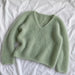 Cumulus Blouse V-Neck Knit Kit-Needlecraft Kits-Wild & Woolly Yarns-XS / S-Bird's Egg Green (6173)-Wild & Woolly Yarns