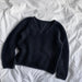 Cumulus Blouse V-Neck Knit Kit-Needlecraft Kits-Wild & Woolly Yarns-XS / S-Black Hole (6081)-Wild & Woolly Yarns