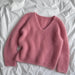 Cumulus Blouse V-Neck Knit Kit-Needlecraft Kits-Wild & Woolly Yarns-XS / S-Crushed Raspberry (6124)-Wild & Woolly Yarns