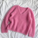 Cumulus Blouse V-Neck Knit Kit-Needlecraft Kits-Wild & Woolly Yarns-XS / S-Fuchsia Blush (6137)-Wild & Woolly Yarns