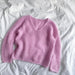 Cumulus Blouse V-Neck Knit Kit-Needlecraft Kits-Wild & Woolly Yarns-XS / S-Mauve Magic (6039)-Wild & Woolly Yarns